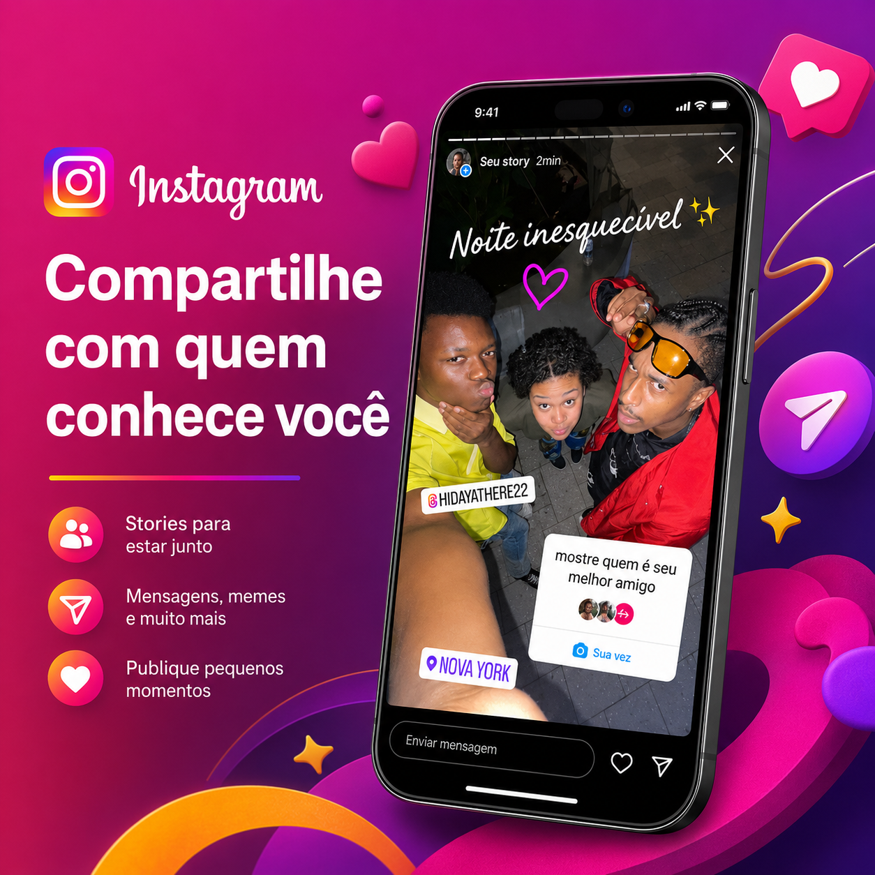 Imagem 1 da apresentação de Instagram